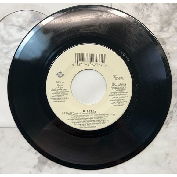 R Kelly If I Could Turn Back the Hands of Time / Dancing 45 Vinyl 90s Hip Hop - Picture 4 of 6